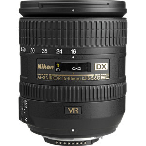 Nikon AF-S DX Nikkor 16-85mm f/3.5-5.6G ED VR Lens