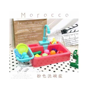 Flashmart Electric Kitchen Sink With Running Water Toy For Kids