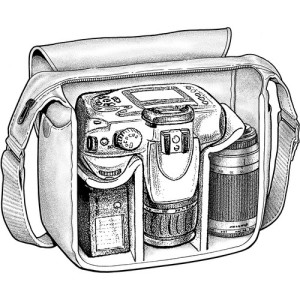 Tamrac 5423 Aria 3 Camera Shoulder Bag (Moss Green)