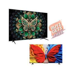TCL 98-Inch QD-Mini LED TV C6K with Free 32-Inch QLED Smart TV (32S51K) - Only for Karachi