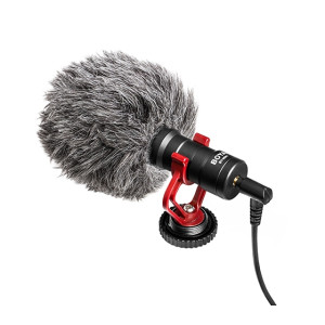 Muzamil Store Cardioid Shotgun Microphone BY-MM1 - Black
