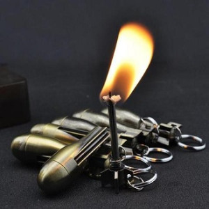 Shop Zone Missile Waterproof Lighter Keychain