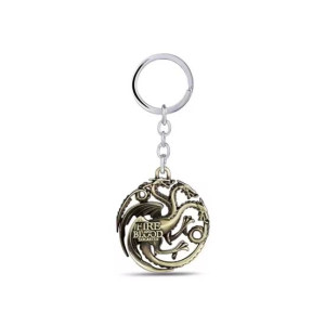 Afreeto Game of Thrones 3 Dragon Metal Keychain