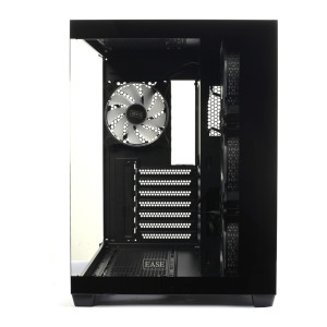 EASE Tempered Glass Gaming Case-Black (EC124B)