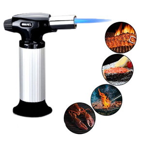 Shop Zone Jet Flame lighter Refillable Torch For Kitchen