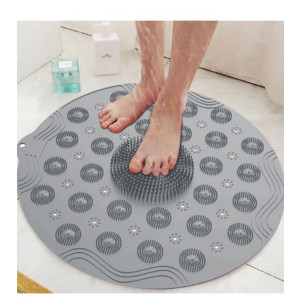 Ferozi Traders Silicone Non-slip Bath Mat