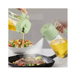 2-in-1 Glass Oil Sprayer Bottle for Cooking
