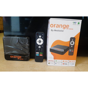 Android Tv Box (Orange) 8GB+128GB - Latest Version