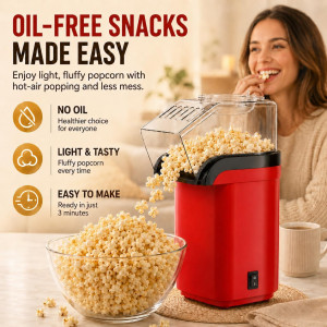 Hot Air Electric Popcorn Maker Machine