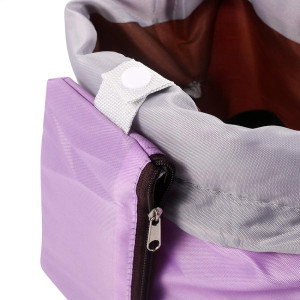Iceland Cosmetic Bag Makeup Organizer Bucket For Travel Purple