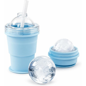 Portable Silicone Folding Cup 325ml -(Random Color)