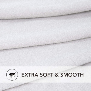 Rainbow Linen Jersey Sofa Cover 5 Seater White