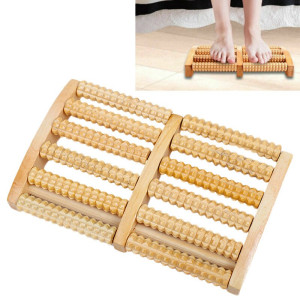 Ferozi Traders Wooden Roller Foot Massager