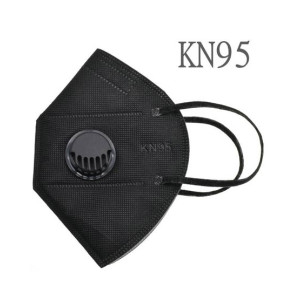 Badar Store KN-95 Daily Protective 4 Layers Mask With Filter Black (10 Pcs)