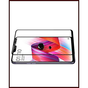 MISC 5D Glass Screen Protector For Oppo F7 - Black