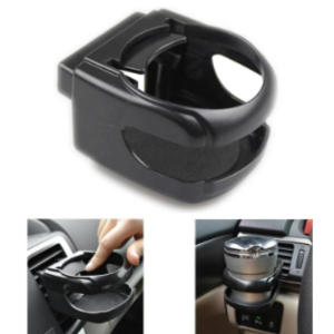 Ferozi Traders Universal Cup Holder For Car Black