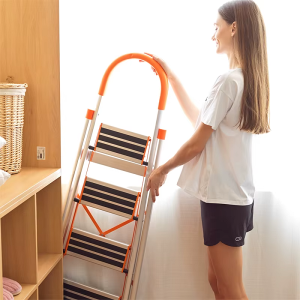 Promax Aluminium Folding Ladder Stool - 5 Step