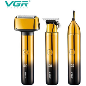 VGR 3 In 1 Hair Cutting Machine Trimmer (V-365)