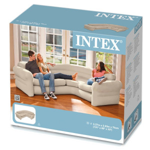 Intex Inflatable Corner Sofa Beige (68575EP)
