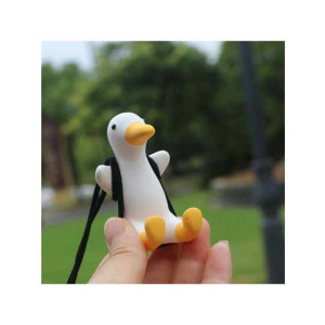 Godzilla Cute Swing Duck Pendant Auto Rearview Mirror