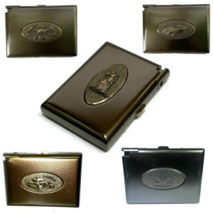 Shop Zone Cigarette Case Metal Pouch Lighter Box -20