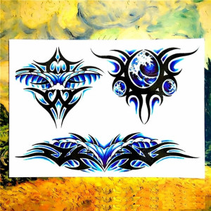 Ferozi Traders Spindrift Symbol Temporary Tattoo Sticker