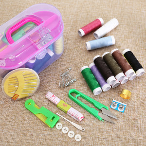 Ferozi Traders Mini Household Thread Sewing Accessories Kit