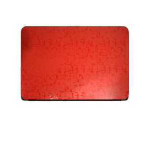 Muzamil Store Universal Laptop Back Skin Scripture Texture - Red