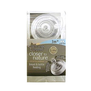Tommee Tippee Colser To Nature Nipple - Medium Flow Pack Of 2 (TT 422122)