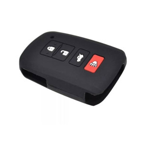Ferozi Traders 4 Button Silicone Key Cover Case For Toyota Corolla
