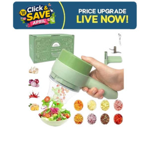 Muzamil Store Mini Electric Vegetable Cutter Set