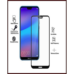 MISC 5D Tempered Glass Screen Protector For Huawei P20 Lite - Black