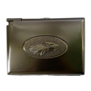 Shop Zone Cigarette Case Metal Pouch Lighter Box -20