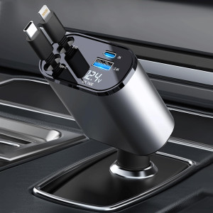 Jtechzone 4 in 1 Car Charger Black