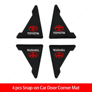 Muzamil Store Protector Car Door Corner Rubber For Toyota 4Pcs