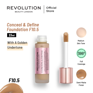 Makeup Revolution Conceal & Define Foundation F10 23 ml