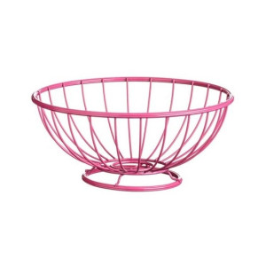 Premier Home Round Base Helix Fruit Basket Hot Pink (508345)