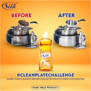 Silk Zesty Orange Dishwashing Liquid Gel - 750ml