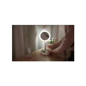 1link Pk Ring Shape Foldable LED Light Makeup Mirror