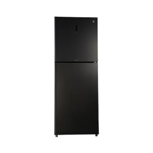 PEL DIgitron InverterOn Flat Glass Door Freezer-On-Top Refrigerator 12 Cu Ft Silver Strip Grey (PRINVO GD DT-6460)