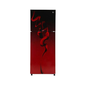 PEL InverterOn Flat Glass Door Freezer-On-Top Refrigerator 8 Cu Ft Maroon Blaze (PRINVO-6470)