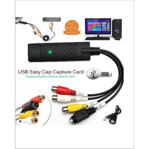 Muzamil Store Easy Cap 4 Port USB Converter - Black