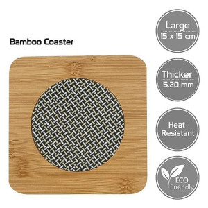 Wooden Coaster Bamboo Table Heat Pad