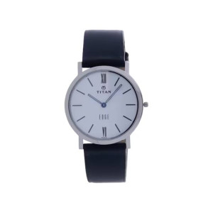 Titan Edge Collection Men's Leather Watch - Black (679SL01)