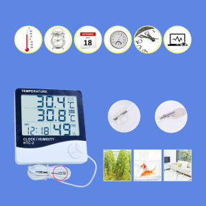 VIP Deals Digital Clock With Temperature Humidity Meter