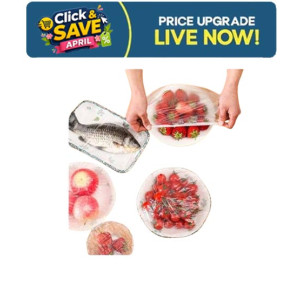 Matrix Disposable Plastic Stretchable Bowl Covers - Pack Of 100