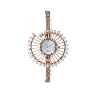 Titan Raga Collection Analog Women's Watch - Rose Gold (9970WM01)
