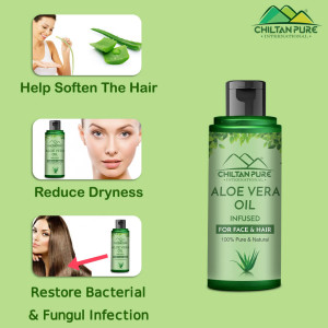 Chiltan Pure Aloe Vera Hair & Skin Oil