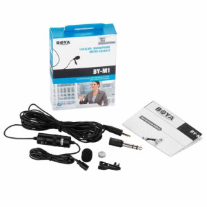 Boya Lavalier Microphone Black (BY-M1)