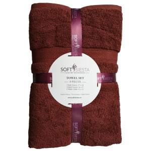 SoftSiesta Luxury Towel Sequoia Pack of 08
